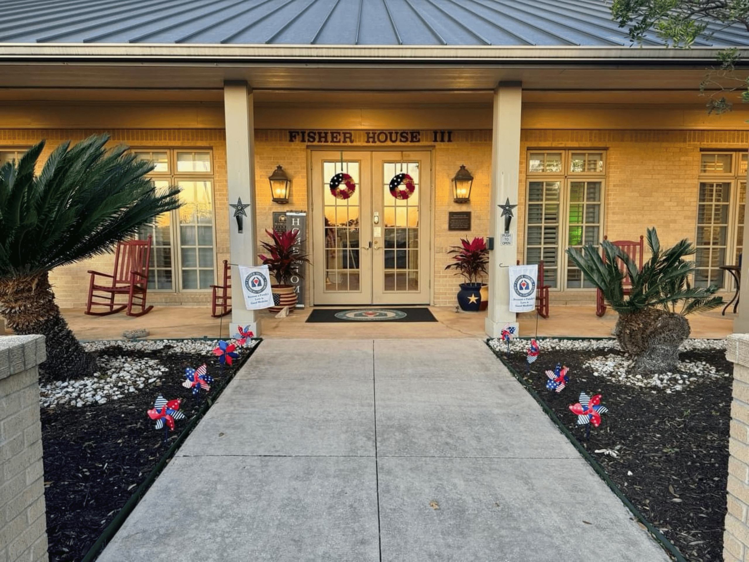 Front Entrance to the Fisher House at JBSA Lackland